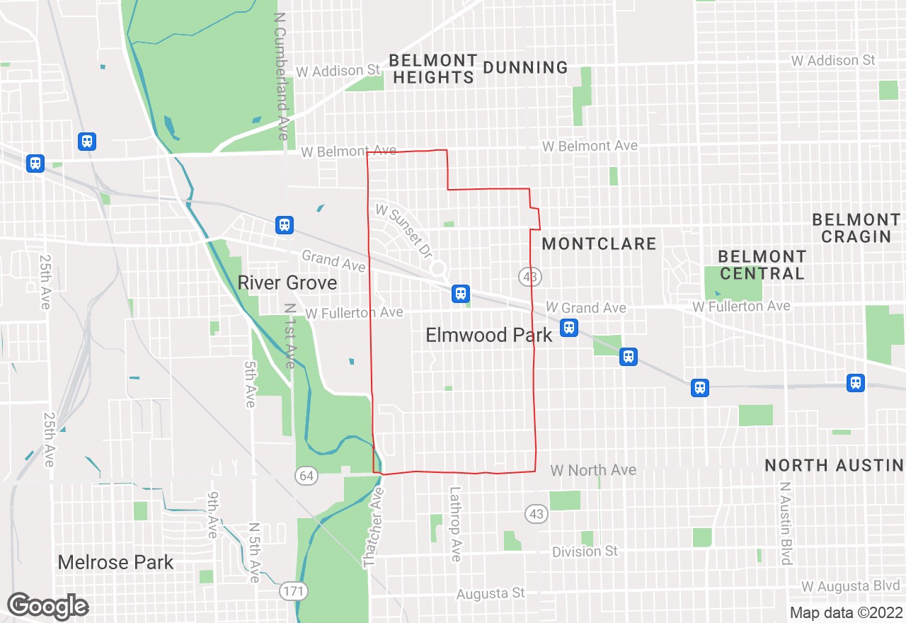 Elmwood Park map