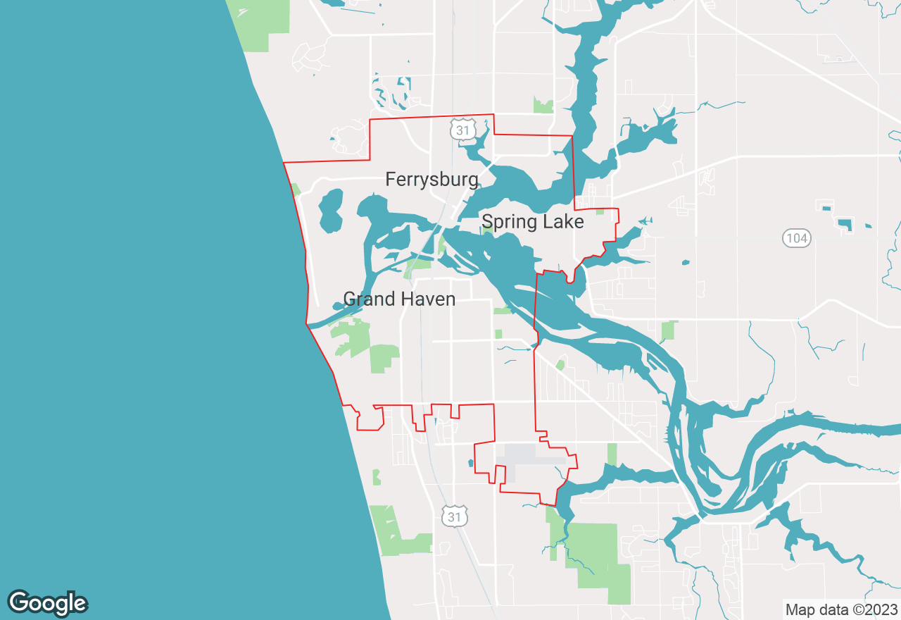 Spring Lake map