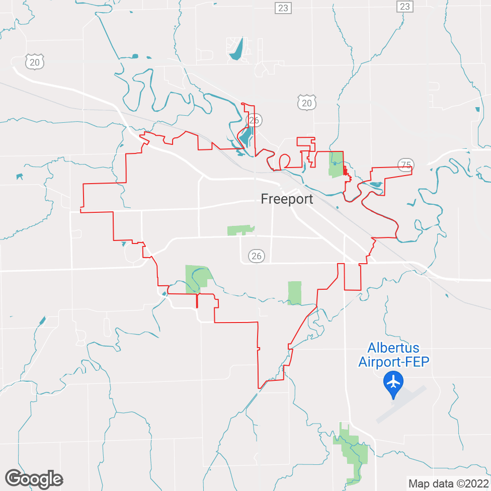 Freeport map