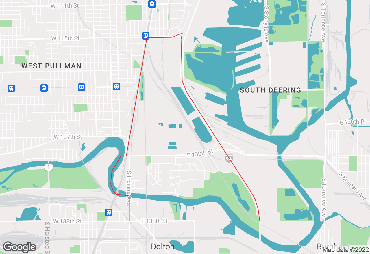 Riverdale - Chicago map