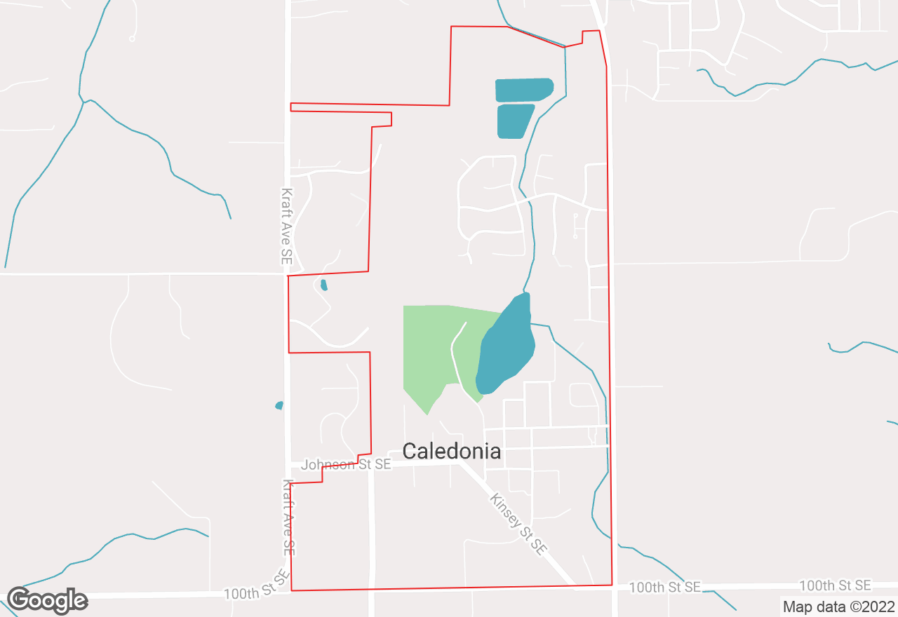 Caledonia map