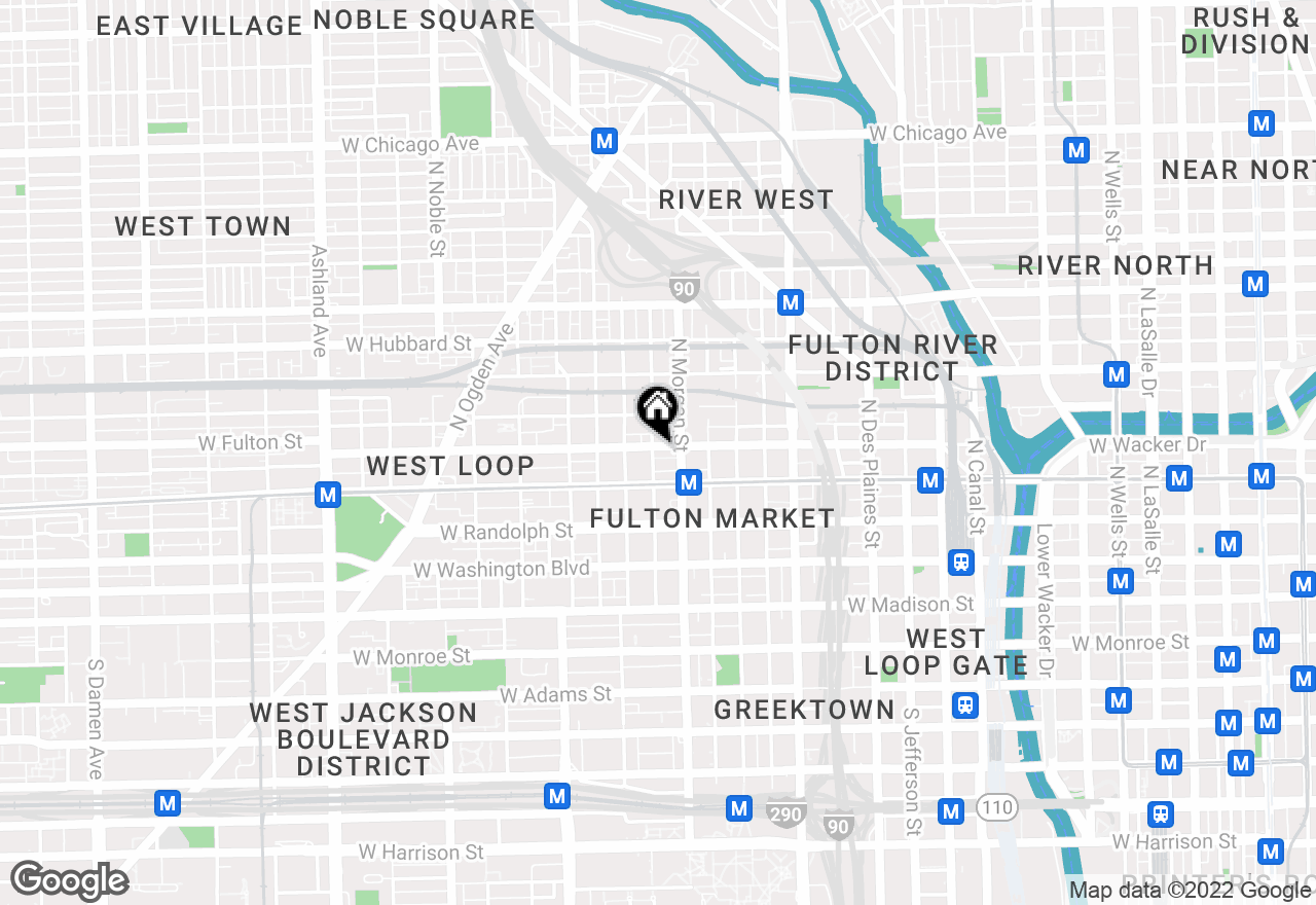 Fulton Market Office map