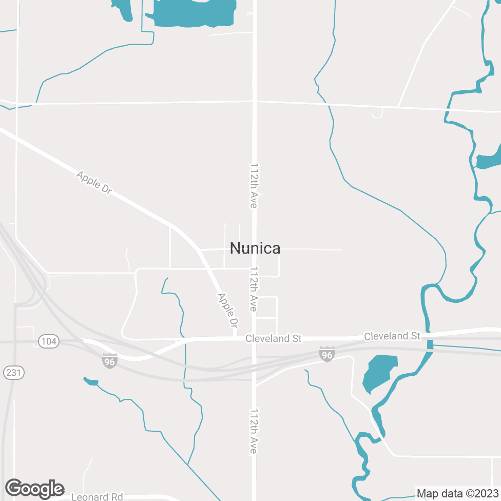 Nunica map