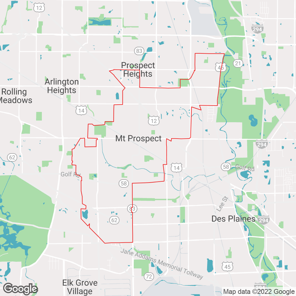 Mount Prospect map