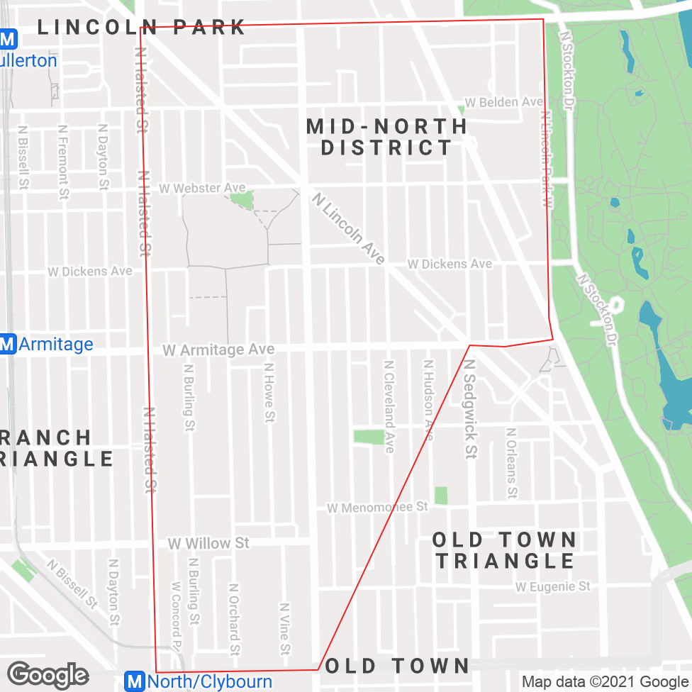 Lincoln Park map