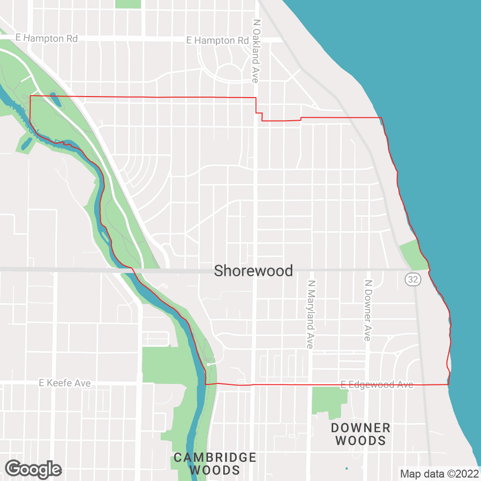 Shorewood map