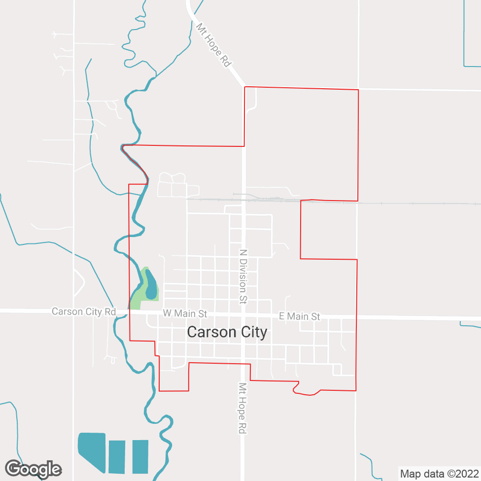 Carson City map