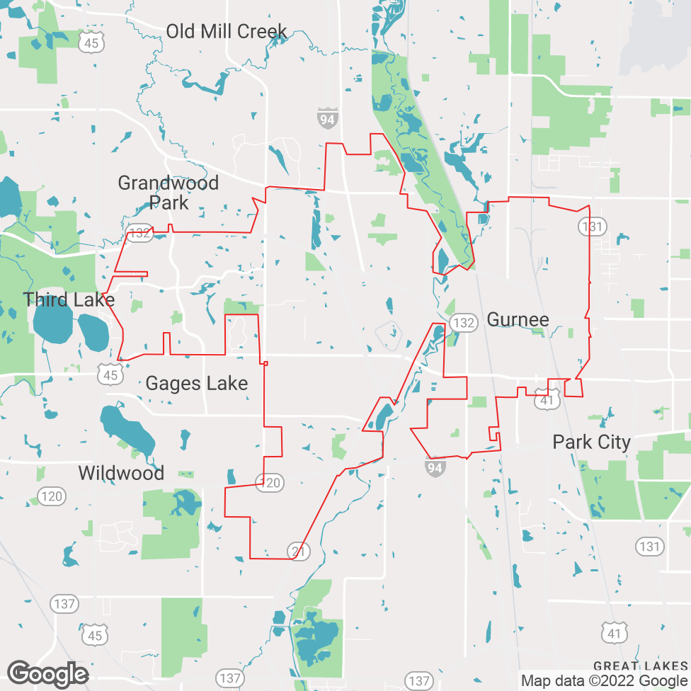 Gurnee map