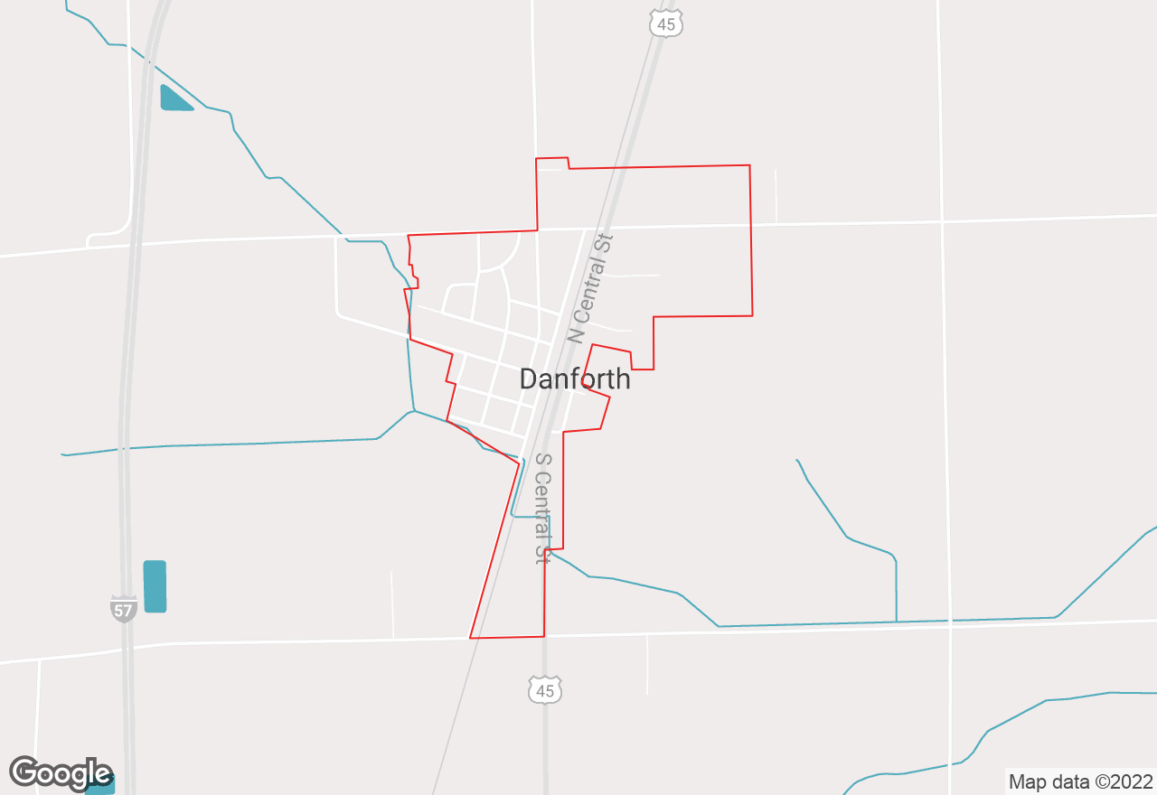 Danforth map