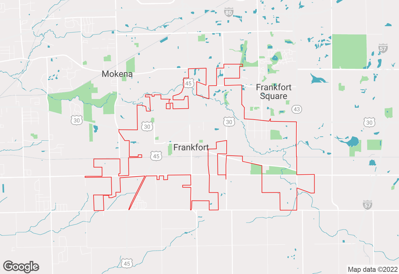 Frankfort map