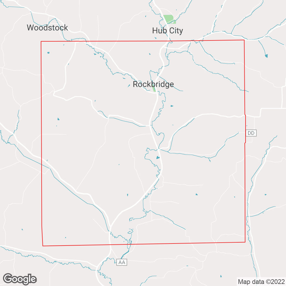 Rockbridge map