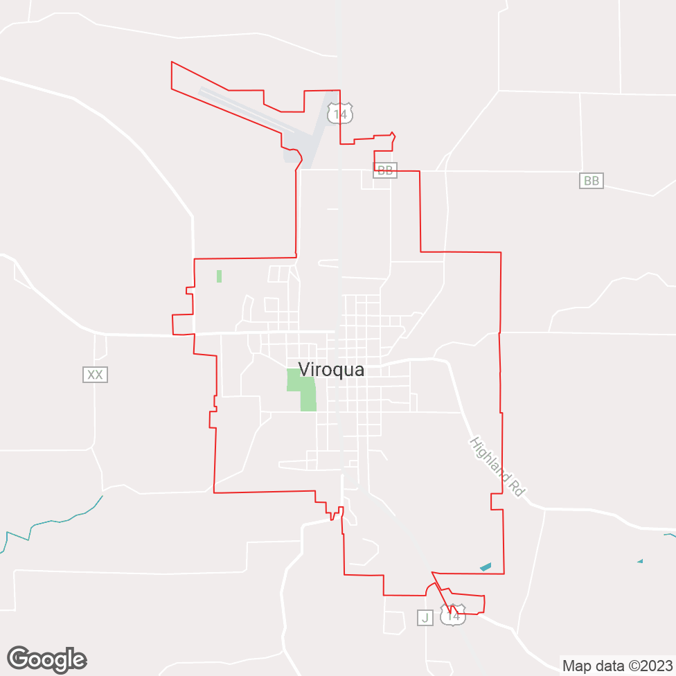 Viroqua map