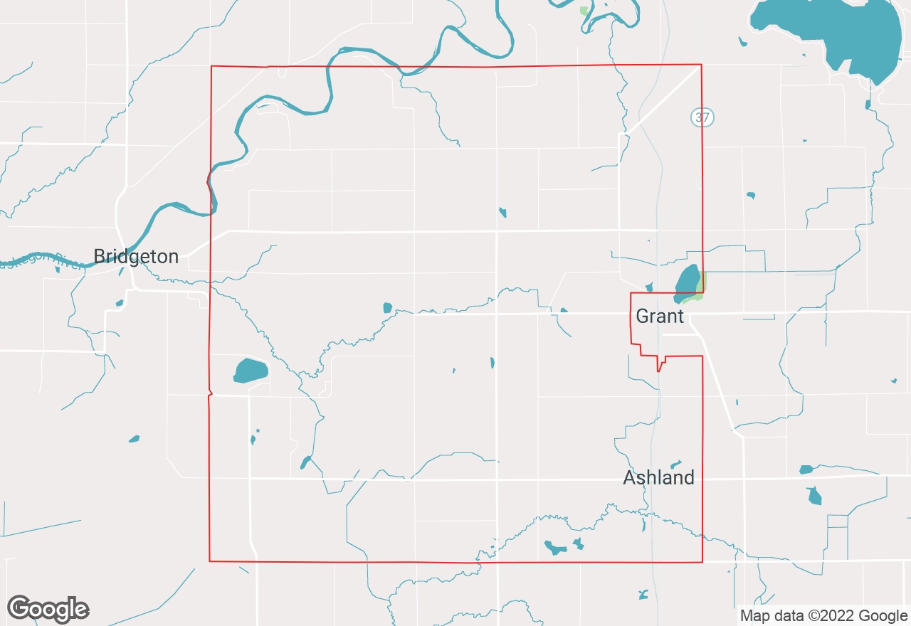 Ashland Township map