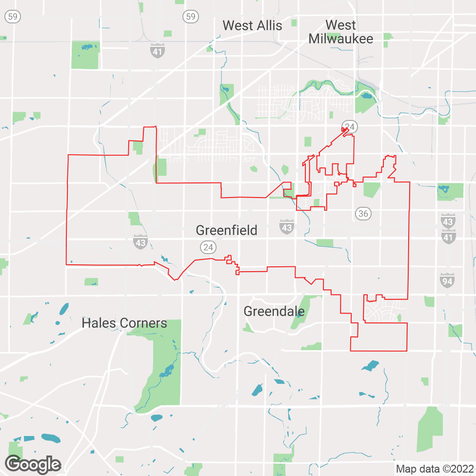 Greenfield map