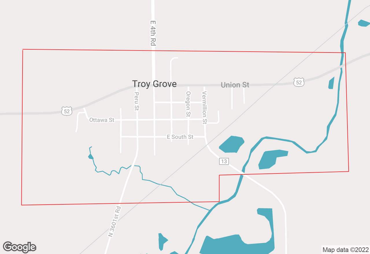 Troy Grove map