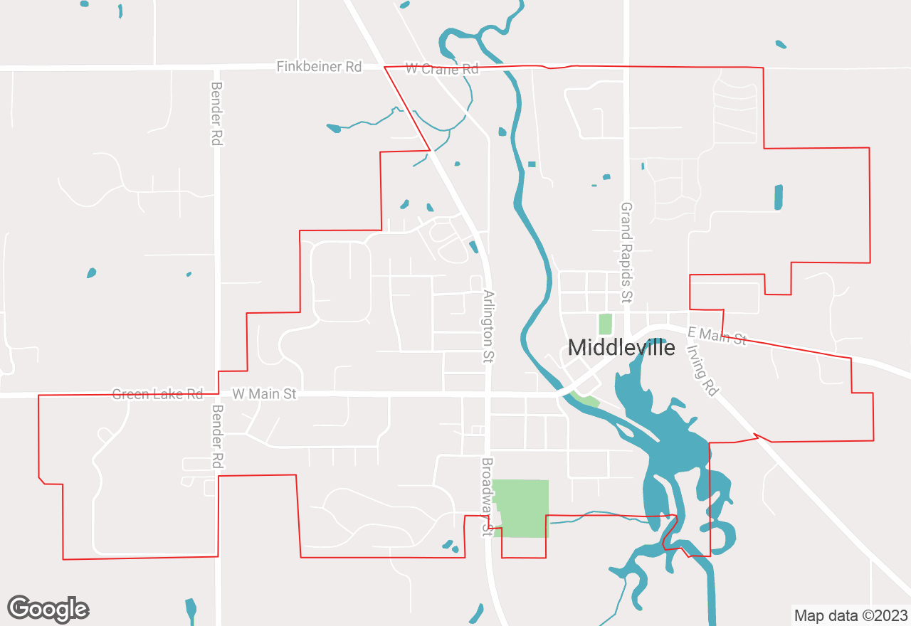 Middleville map