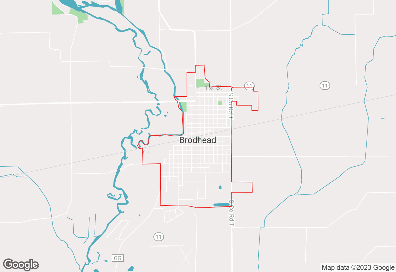 Brodhead map