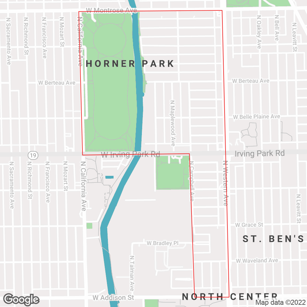 Horner Park map