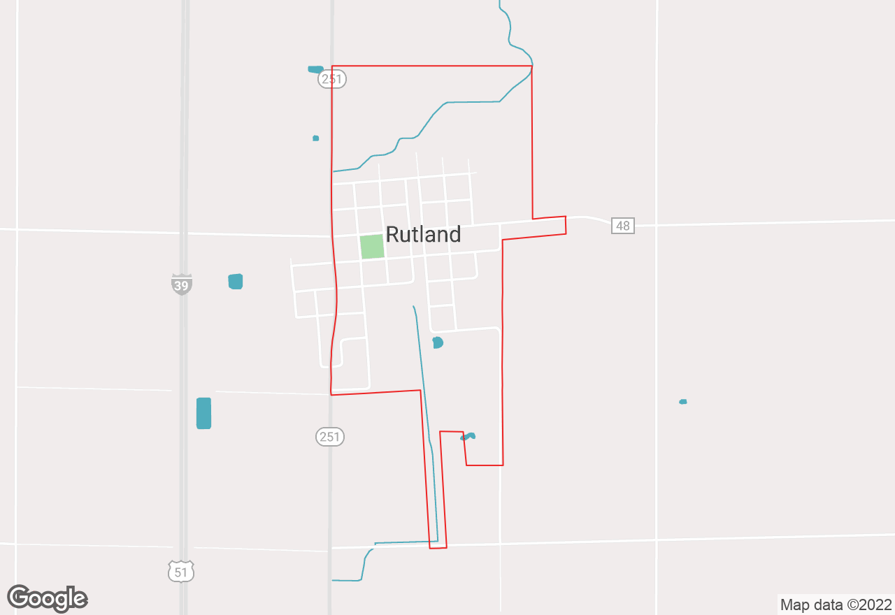 Rutland map