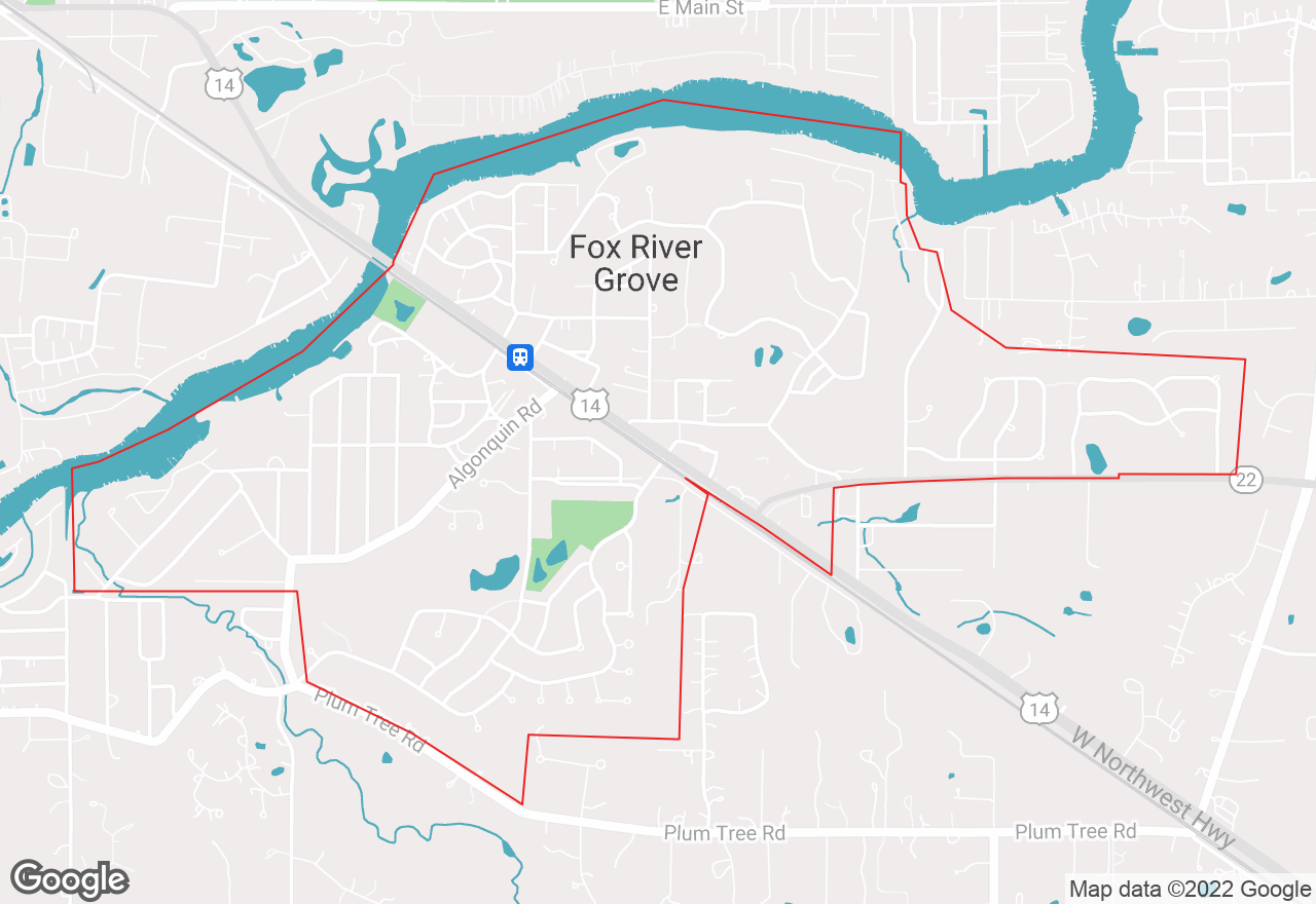 Fox River Grove map