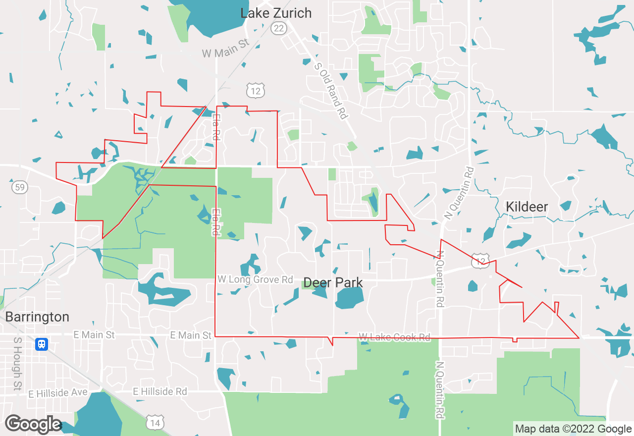 Deer Park map