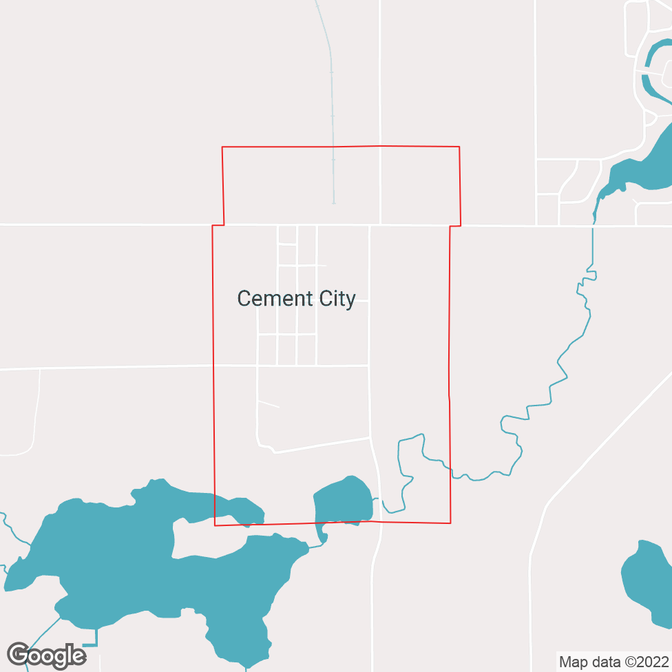 Cement City map