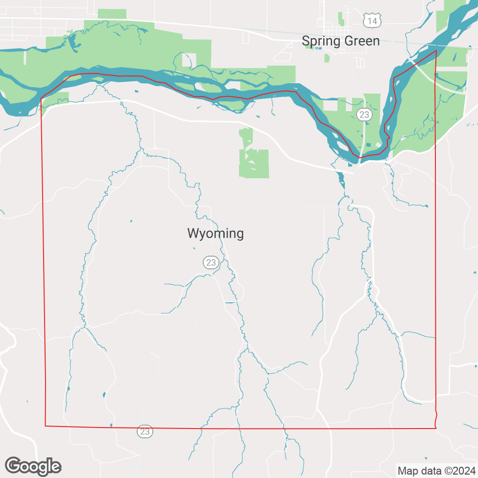 Wyoming map