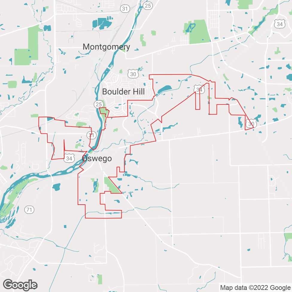 Oswego map