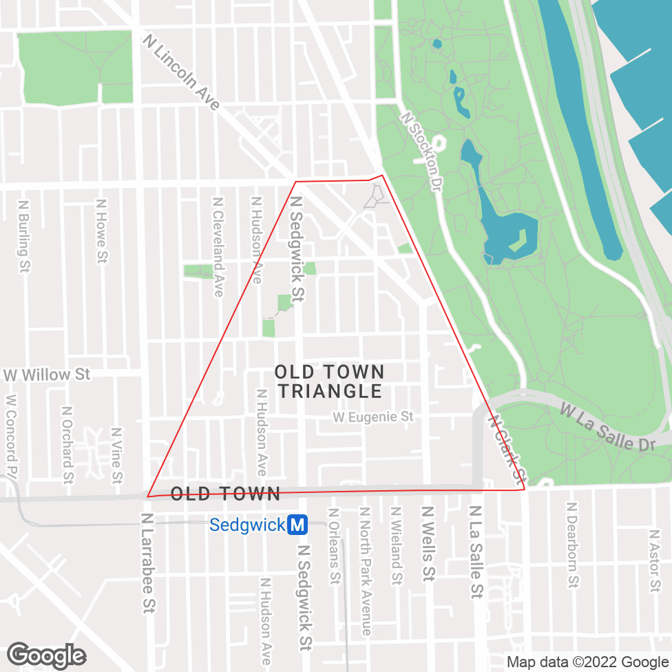 Old Town Triangle map