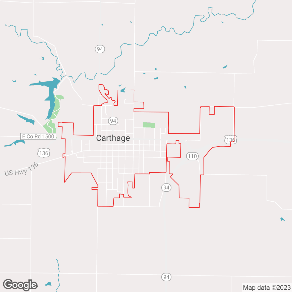 Carthage map