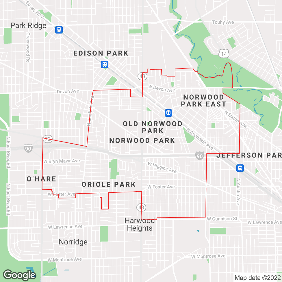 Norwood Park map