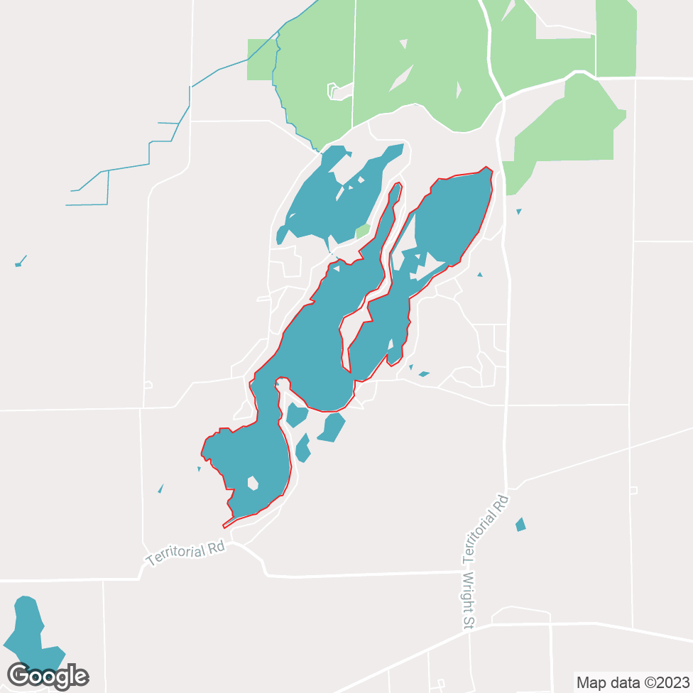 Whitewater Lake map