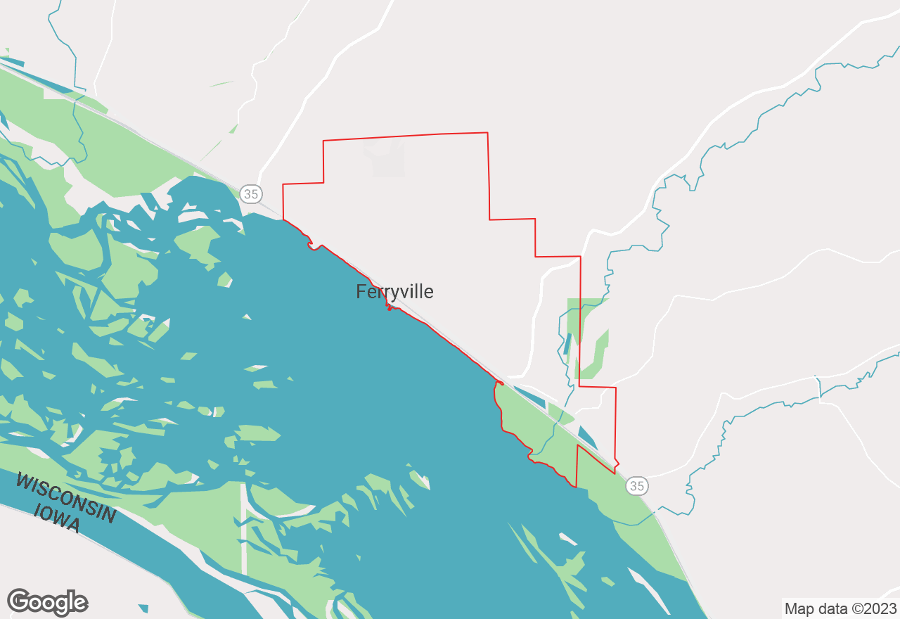 Ferryville map