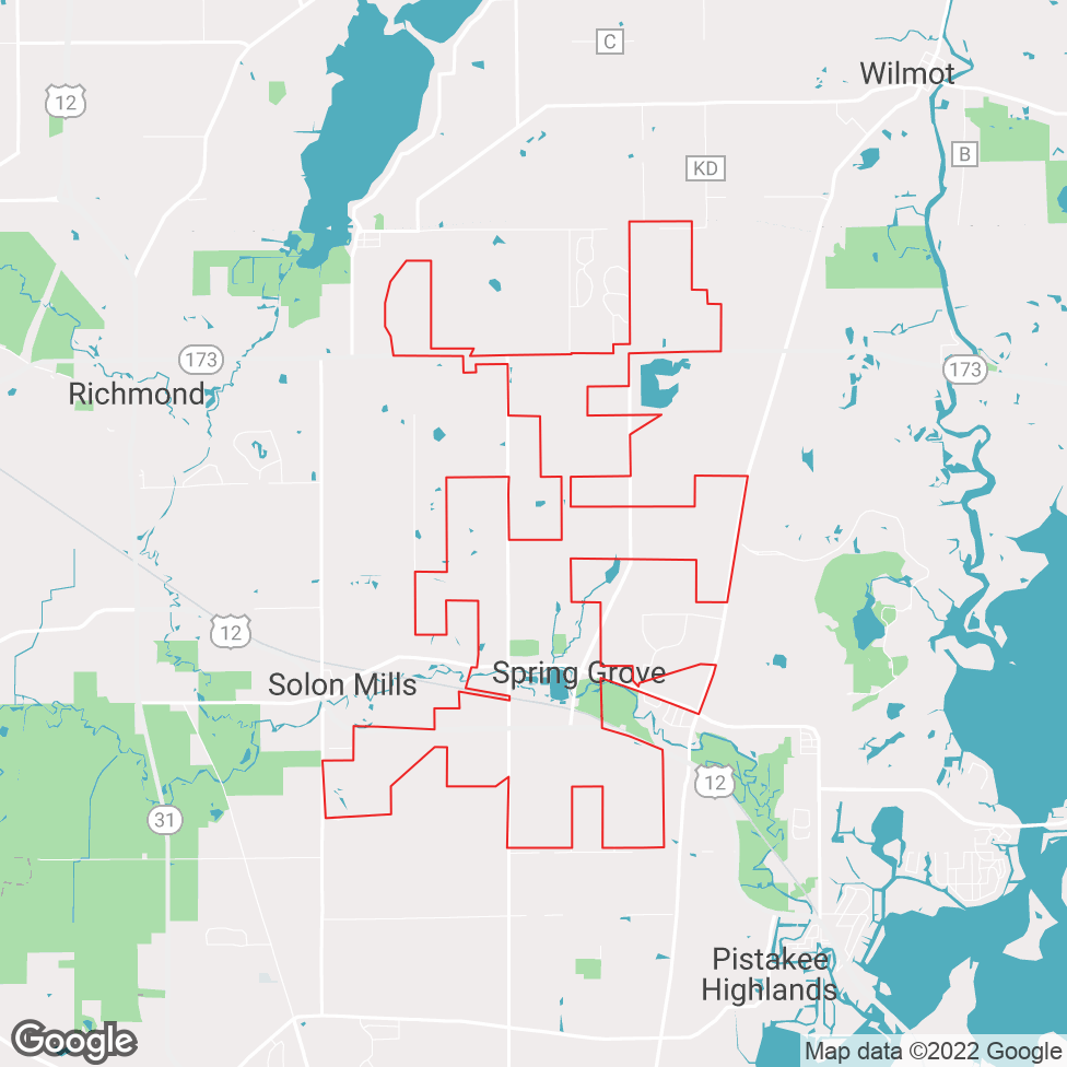 Spring Grove map