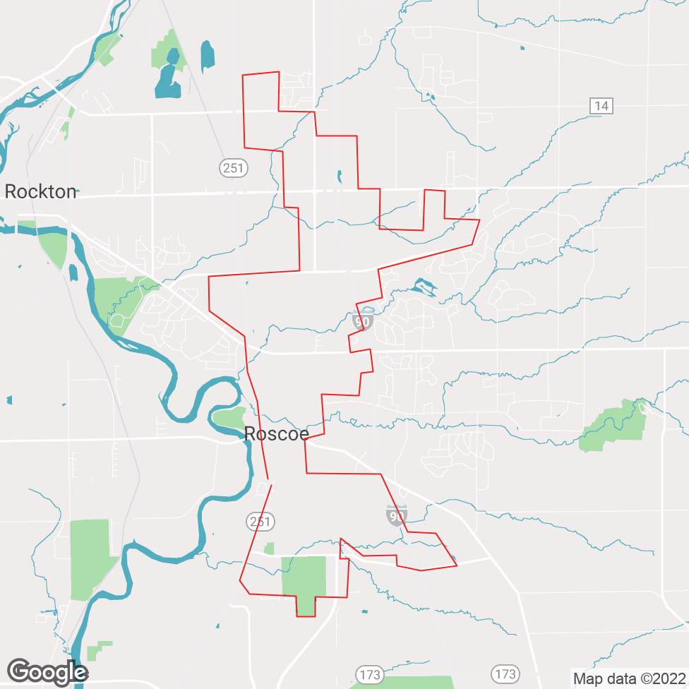 Roscoe map