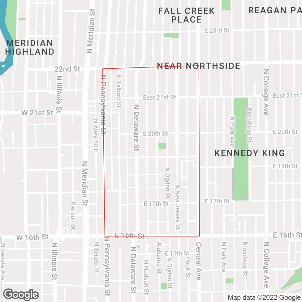 Herron-Morton Place map