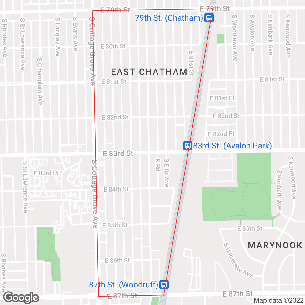 East Chatham map