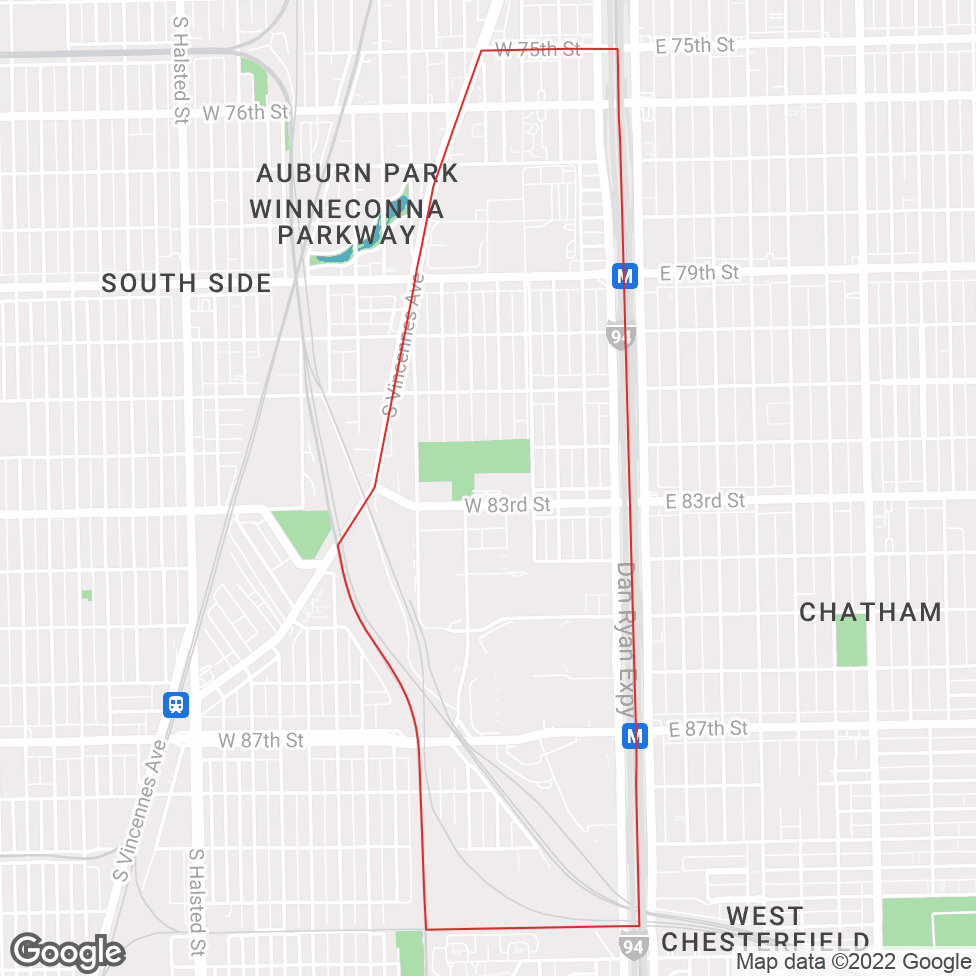 West Chatham map