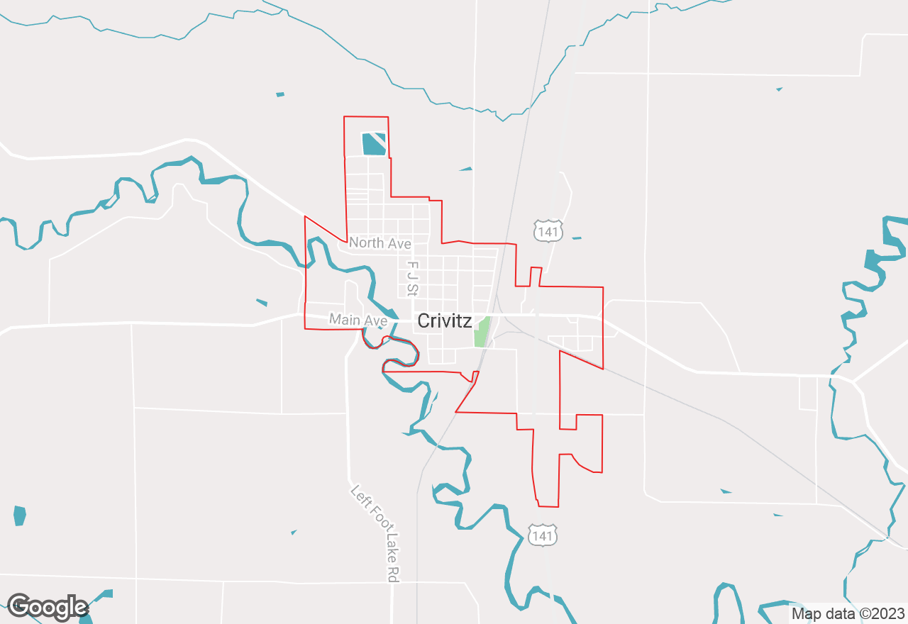 Crivitz map