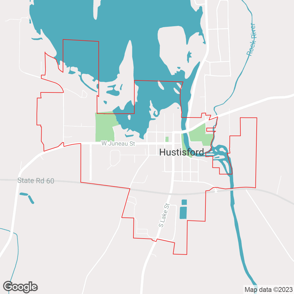 Hustisford map