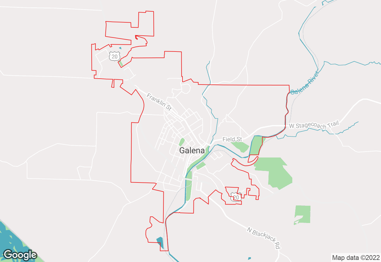 Galena map