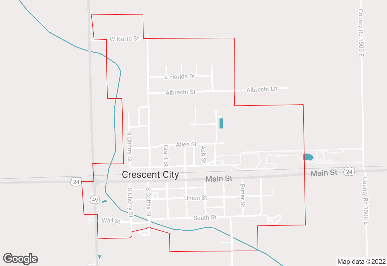 Cresent City map