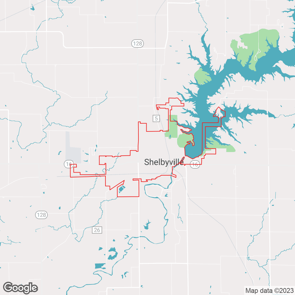 Shelbyville map