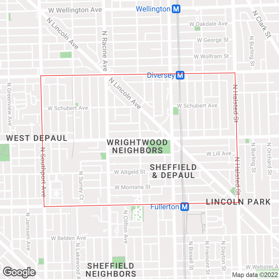 Wrightwood Neighbors map