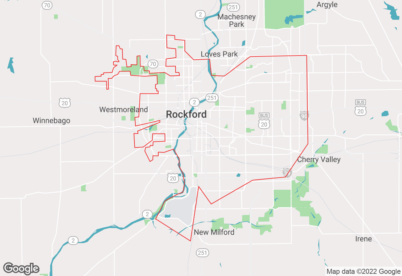 Rockford map