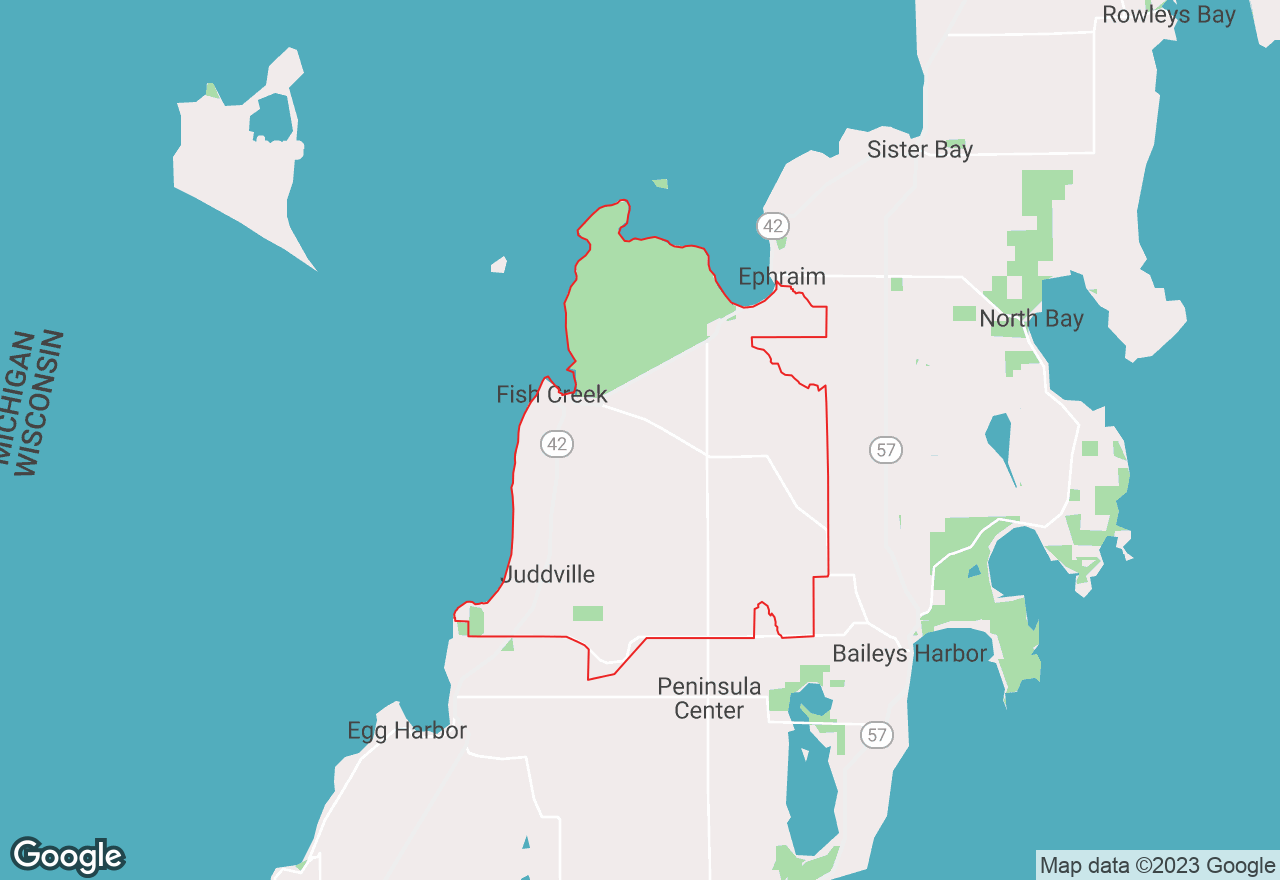 Fish Creek map