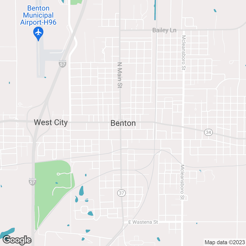 Benton map