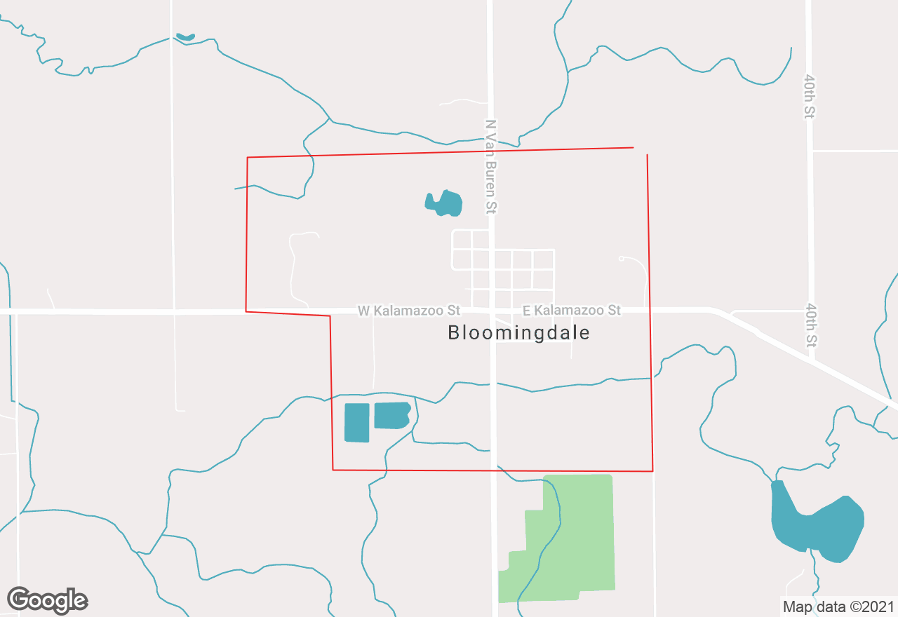 Bloomingdale map