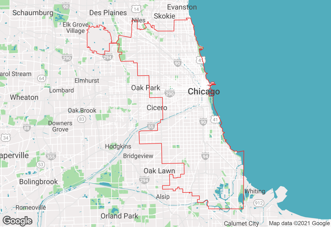 Chicago map