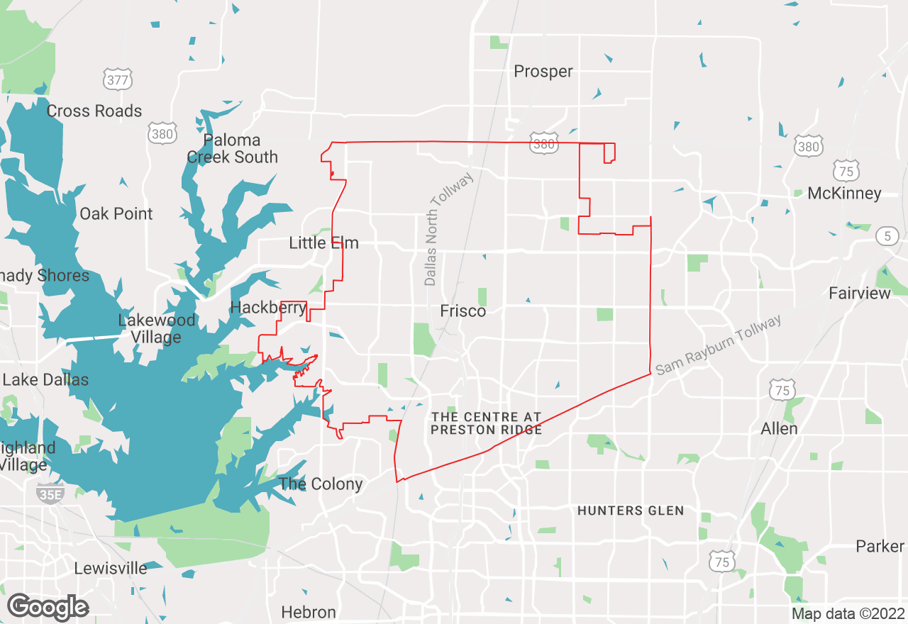 Frisco map